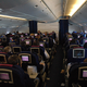 Modern airplanes are “a social microcosm of class-based society.” Image: Caribb/Flickr